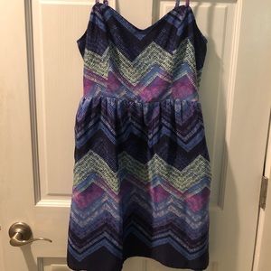 American Eagle cut-out spaghetti strap sundress